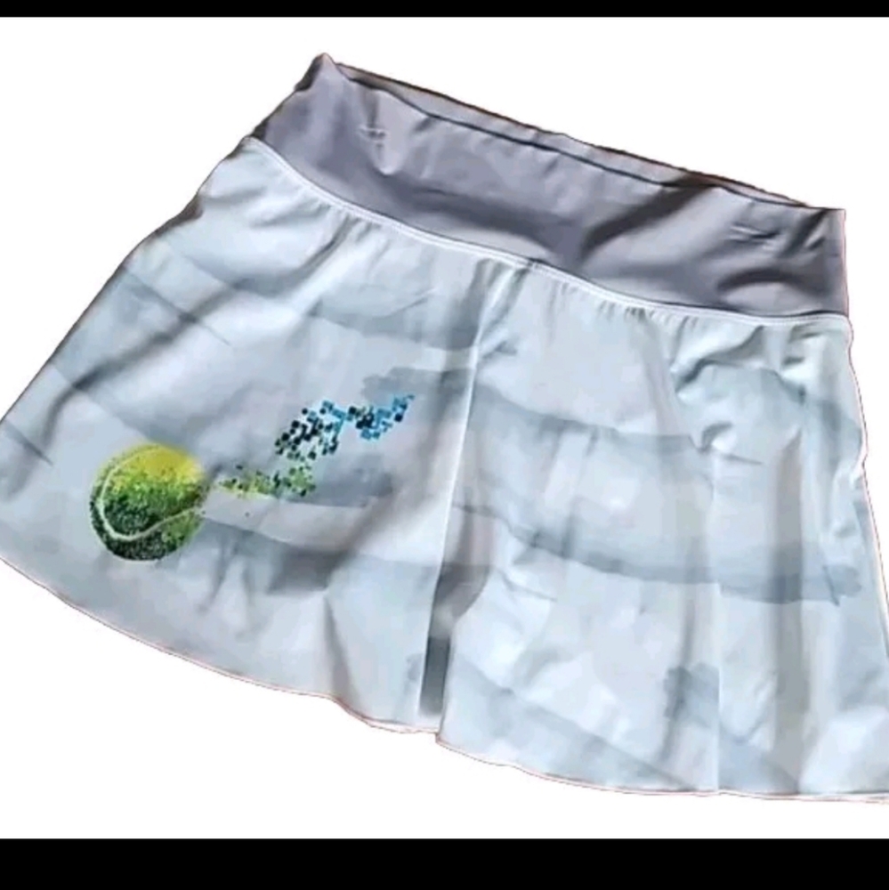 Lacoa Sports Grey Pixels Collection Tennis Pickleball Skirt Skort XL NWOT